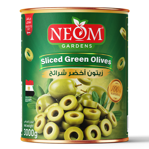 Sliced Green Olives 3000g