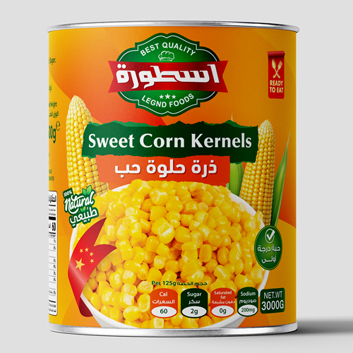 Sweet Corn Kernels 3000g
