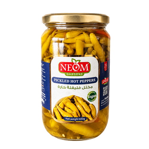 Pickled Hot Peppers 650g