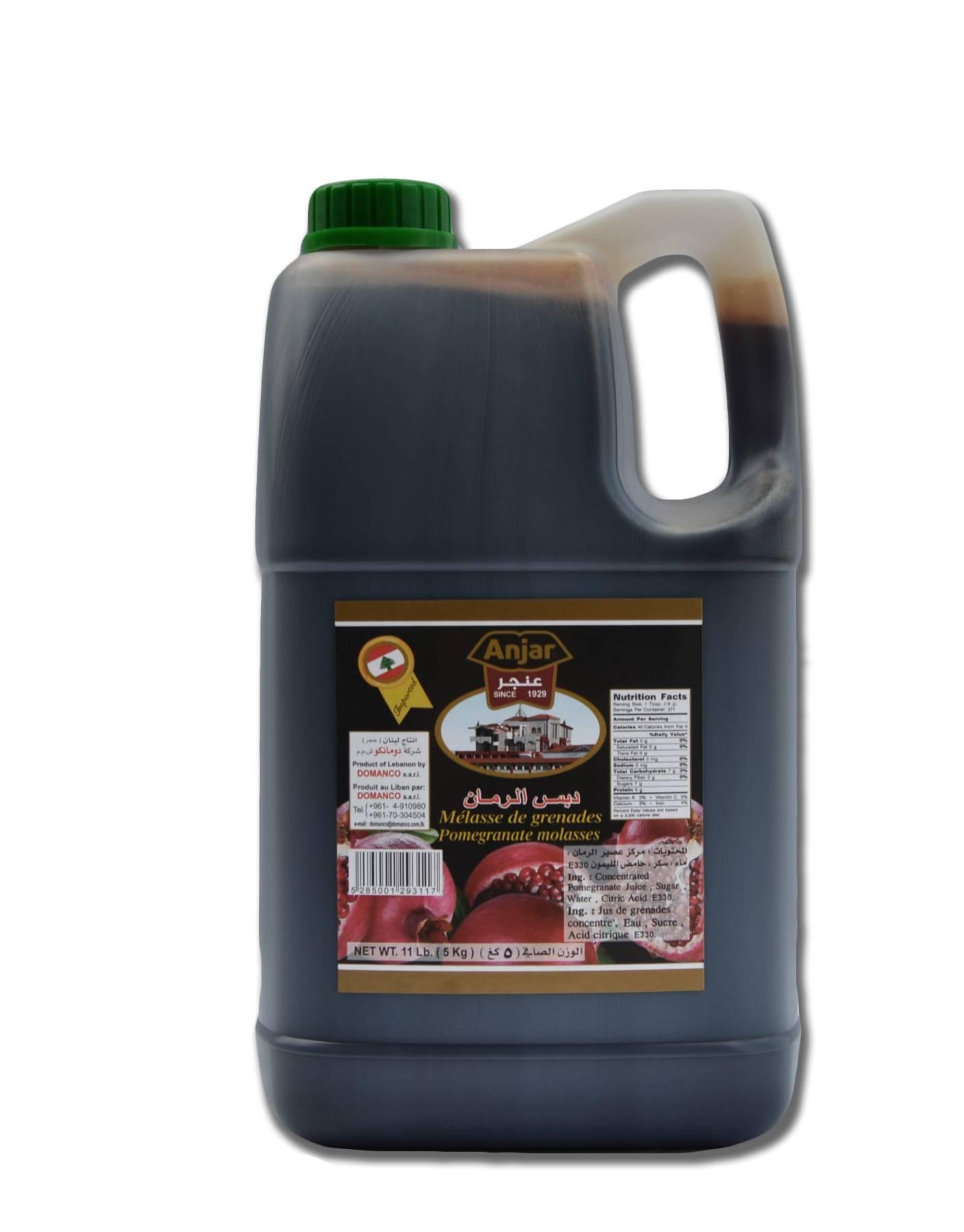 Pomegranate Molasses, 5kg x 4 Anjar Lebanese